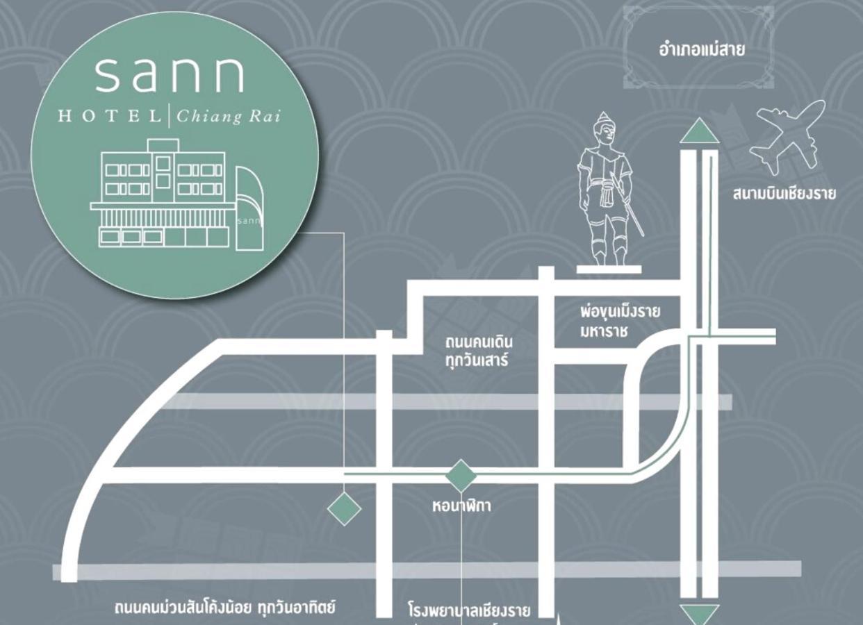 Sann Hotel Chiang Rai Bagian luar foto